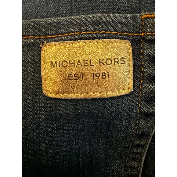 Michael Kors Straight Leg Jeans, Dark Wash Stretch Denim, Women's Plus Size 20W - Picture 5 of 6
